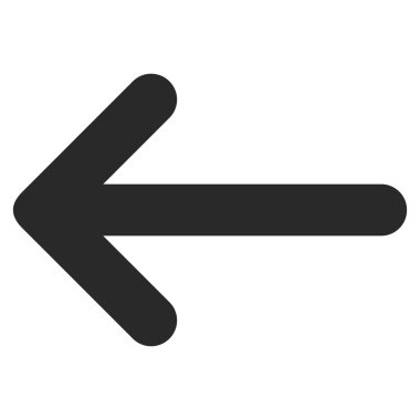 Ok Sol Düz Vektör Sembolü