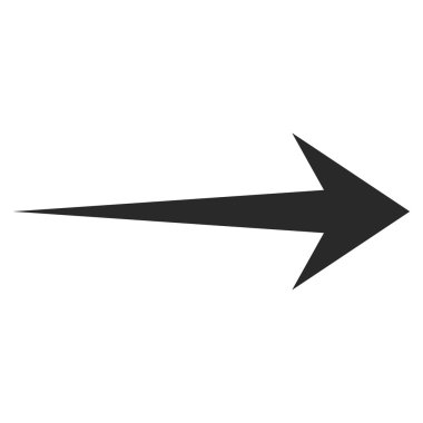 Düz vektör simgesi sağ ok