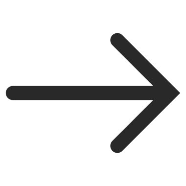 Düz vektör simgesi sağ ok