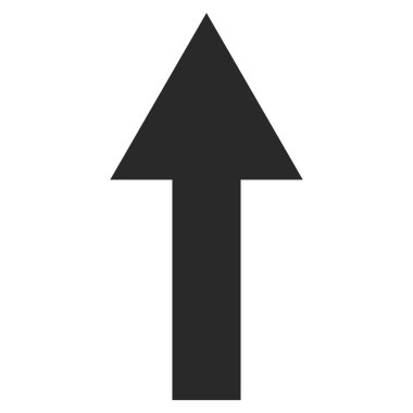 Düz vektör simge yukarı ok