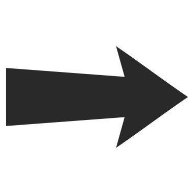 Düz vektör simgesi sağ ok