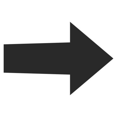 Düz vektör simgesi sağ ok