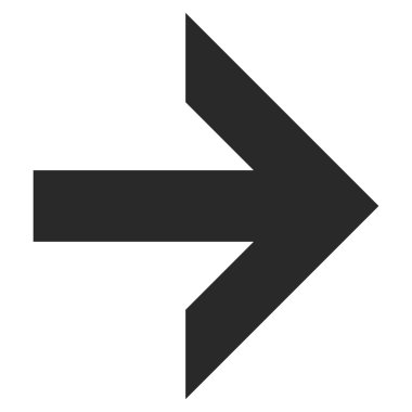 Düz vektör simgesi sağ ok