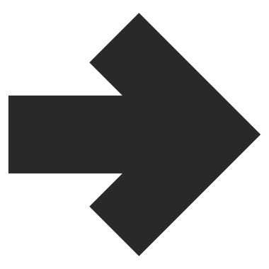 Düz vektör simgesi sağ ok