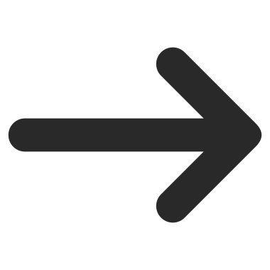 Düz vektör simgesi sağ ok