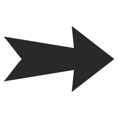 Düz vektör simgesi sağ ok