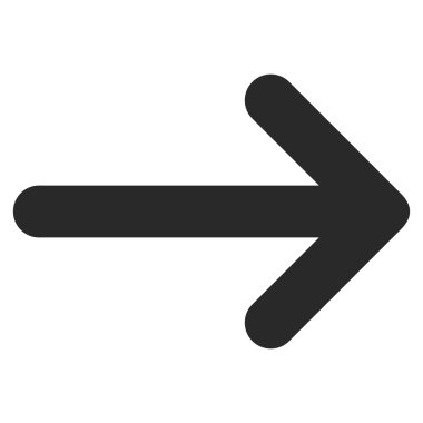 Düz vektör simgesi sağ ok