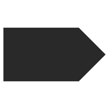 Yön Sağ Düz Vektör Sembolü