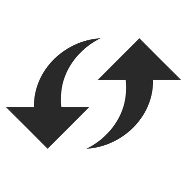 Exchange Oklar Düz Vektör Sembolü