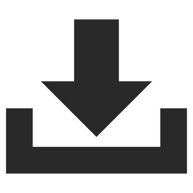 İndirme Düz Vektör Sembolü