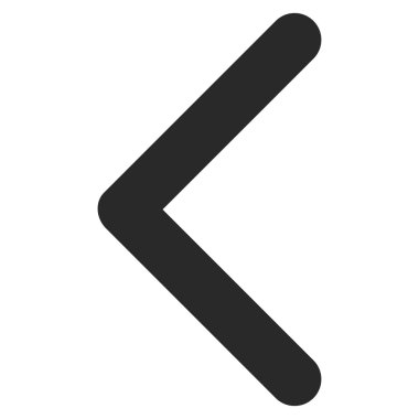 Yön Sol Düz Vektör Sembolü