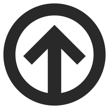 Yukarı Yönlü Vektör Sembolü