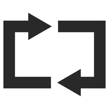 Exchange Oklar Düz Vektör Sembolü