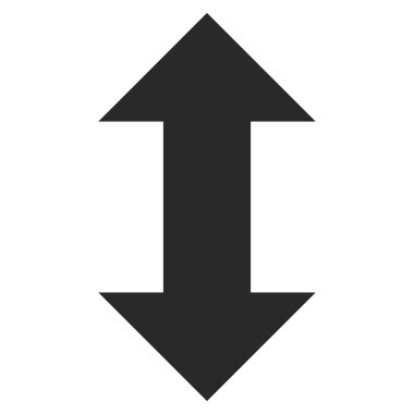 Dikey Değişim Okları Düz Vektör Sembolü