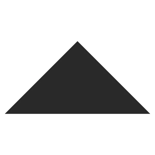 Symbole vectoriel plat Arrowhead Up — Image vectorielle