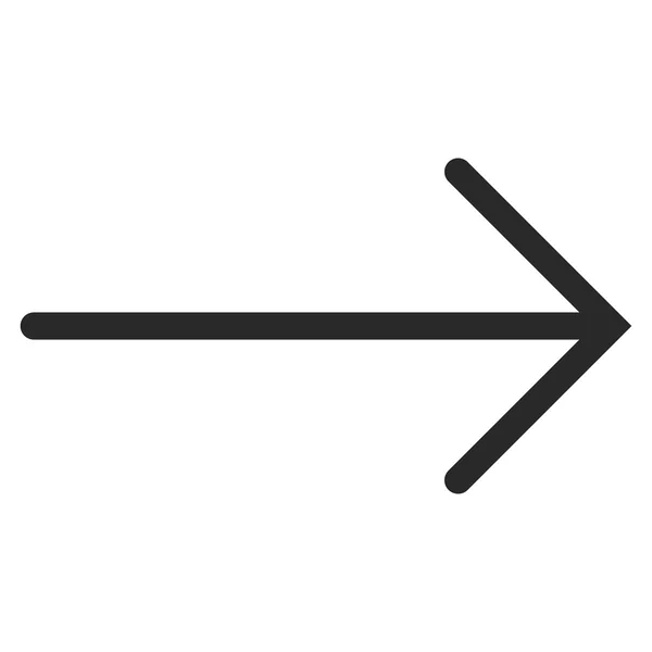 箭头右平面矢量符号 — 图库矢量图片