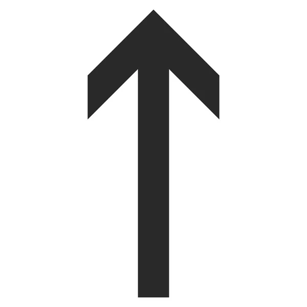Šipka nahoru ploché vektor Symbol — Stockový vektor