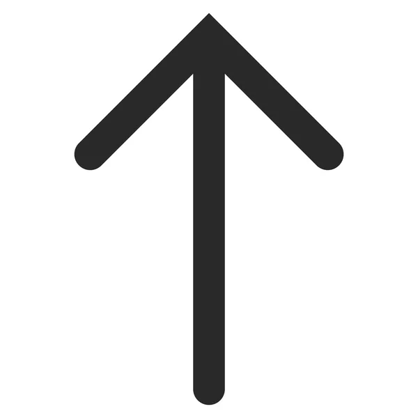 Seta para cima Símbolo vetorial plana — Vetor de Stock