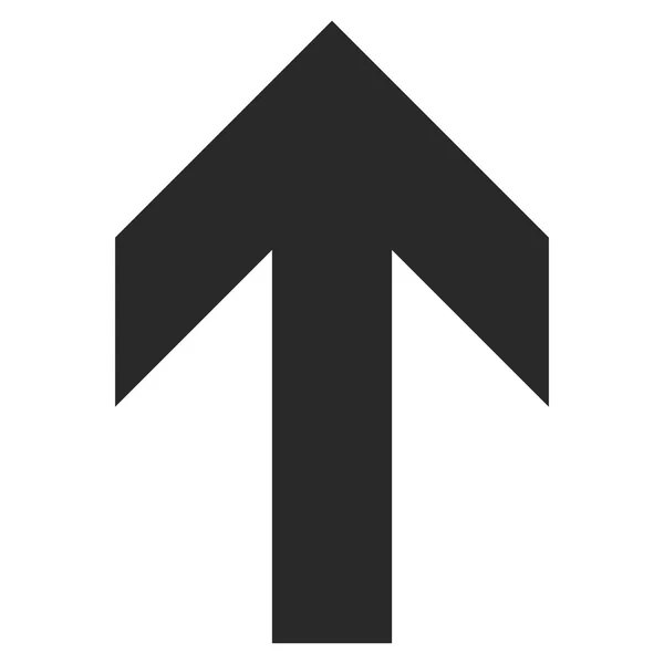 Arrow Up Flat Vector Symbol — Stock Vector