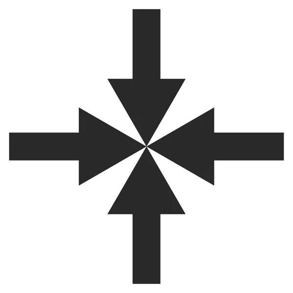 Komprimera pilar platt vektor symbol — Stock vektor