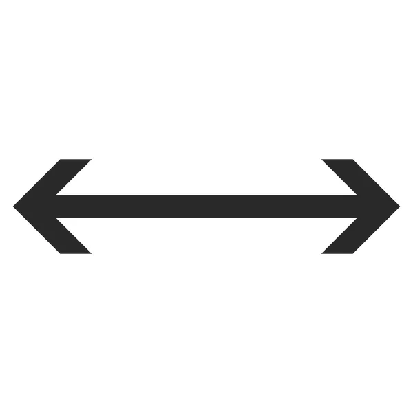 Horizontales Flip-Flat-Vektor-Symbol — Stockvektor