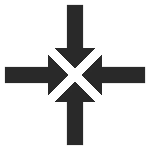 Kompresuj strzałki płaski wektor symbol — Wektor stockowy