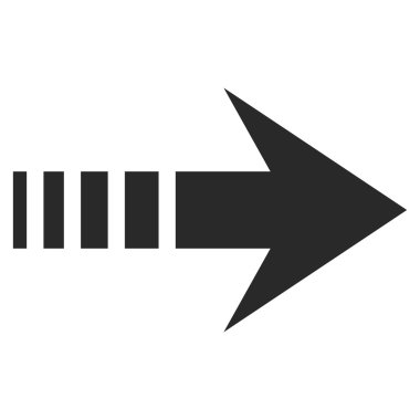 Sağ göndermek düz vektör simgesi