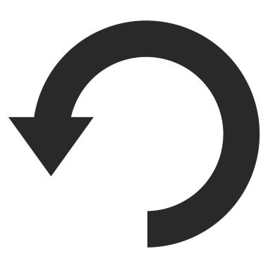 Düz vektör simgesi Döndür