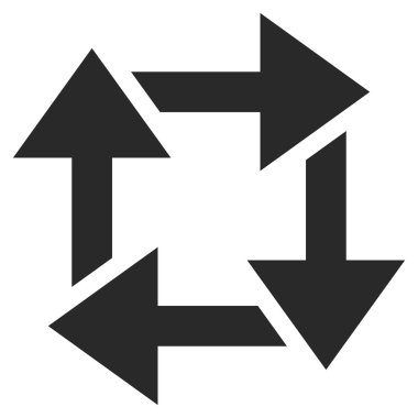 Düz vektör sembol geri dönüşüm