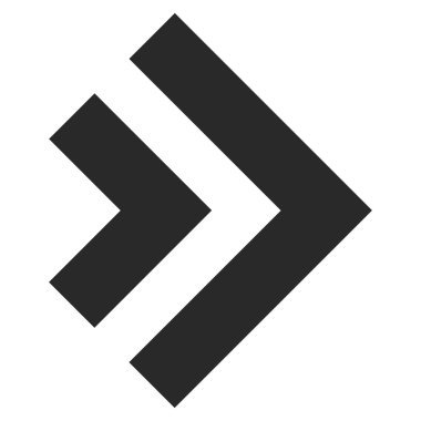 Vardiya doğru düz vektör simgesi