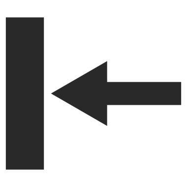 Sol Düz Vektör Sembolütaşı