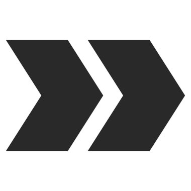 Vardiya doğru düz vektör simgesi