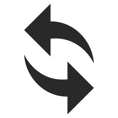 Düz vektör simge Yenile