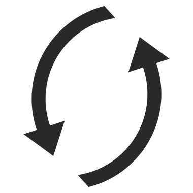 Düz vektör simge Yenile