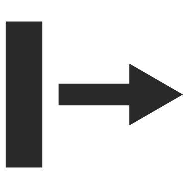 Pull Sağ Düz Vektör Sembolü