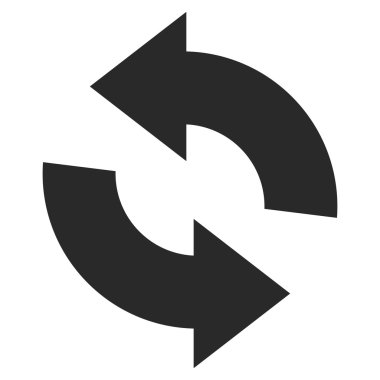 Düz vektör simge Yenile