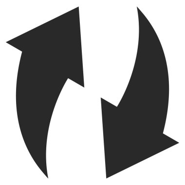 Düz vektör simge Yenile