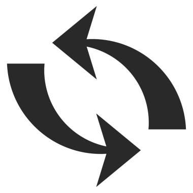 Düz vektör simge Yenile