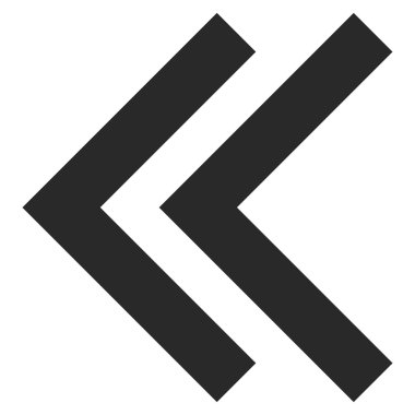 Shift Sol Düz Vektör Sembolü