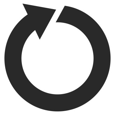 Düz Vektör Sembolüdöndürme