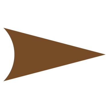 Ok ucu sağ düz vektör simgesi