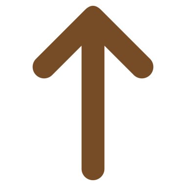 Düz vektör simge yukarı ok