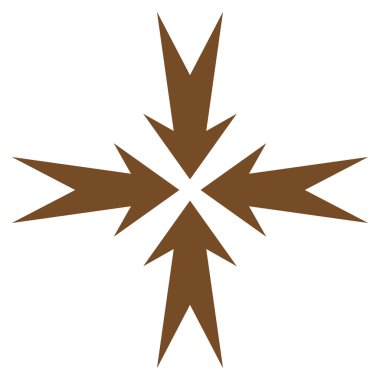 Sıkıştırma OK düz vektör simgesi