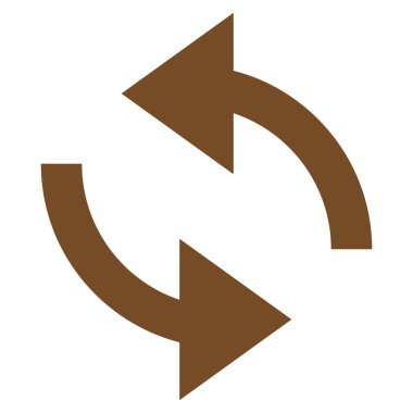 Vektör simge Exchange oklar düz