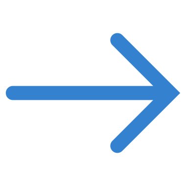 Düz vektör simgesi sağ ok