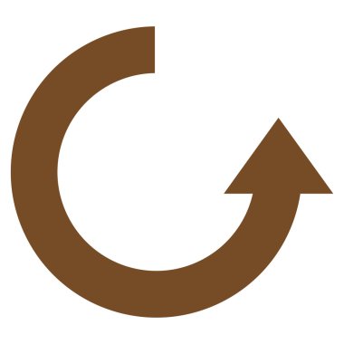 Düz vektör simge Döndür