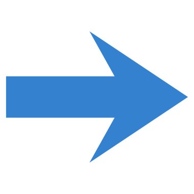 Düz vektör simgesi sağ ok