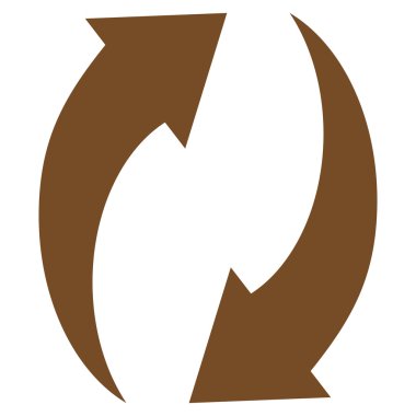 Düz vektör simgesini tazele