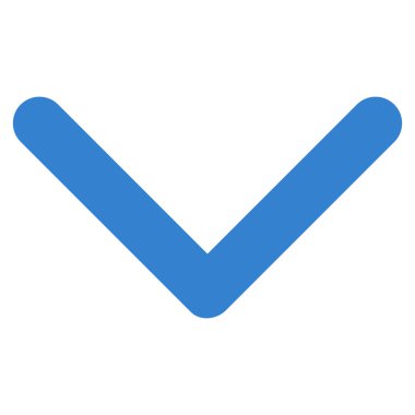 Düz vektör simgesi aşağı yön