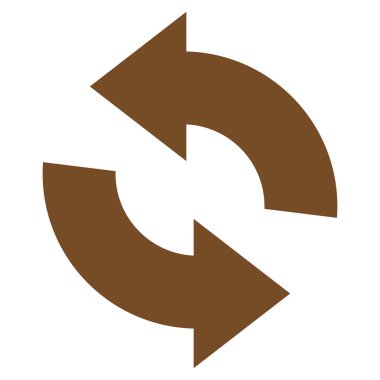 Düz vektör simgesini tazele